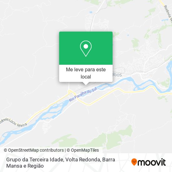 Grupo da Terceira Idade mapa