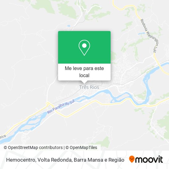 Hemocentro mapa