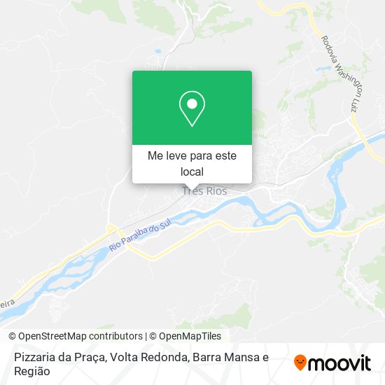 Pizzaria da Praça mapa