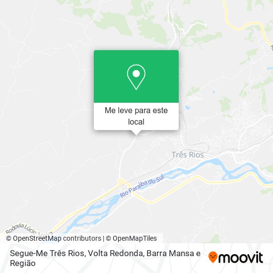 Segue-Me Três Rios mapa