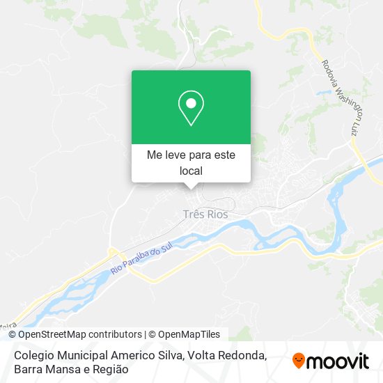 Colegio Municipal Americo Silva mapa