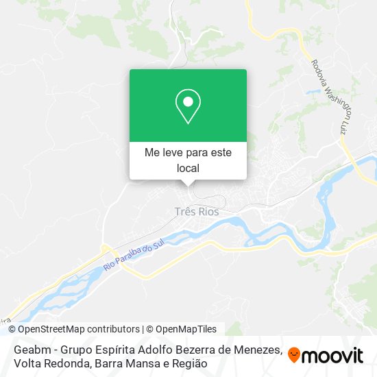 Geabm - Grupo Espírita Adolfo Bezerra de Menezes mapa