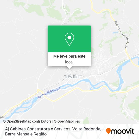 Aj Gabioes Construtora e Servicos mapa