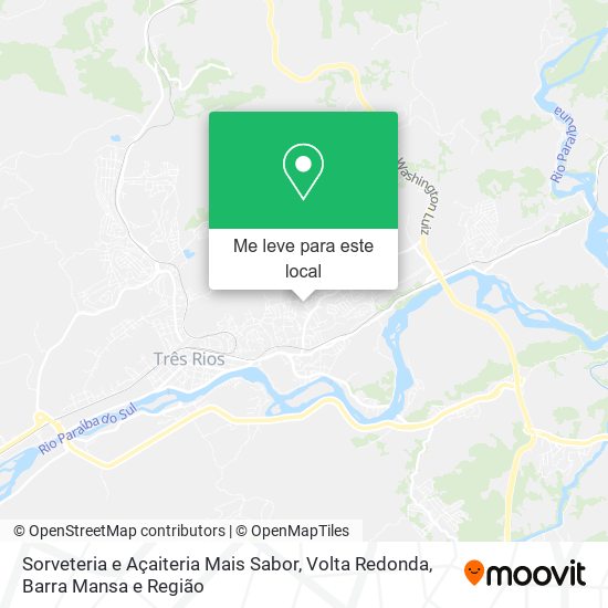 Sorveteria e Açaiteria Mais Sabor mapa
