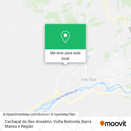 Cachaçal do Seo Anselmo mapa