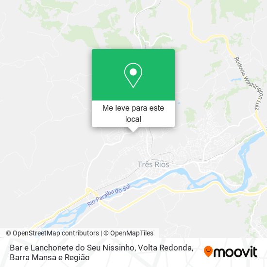 Bar e Lanchonete do Seu Nissinho mapa