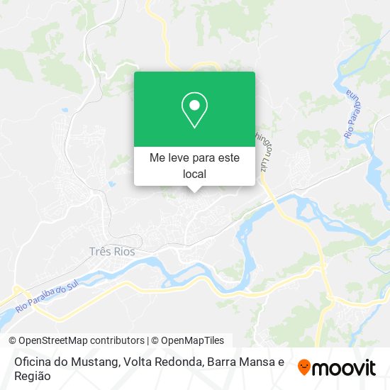 Oficina do Mustang mapa