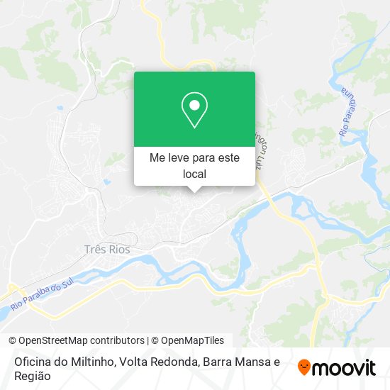 Oficina do Miltinho mapa