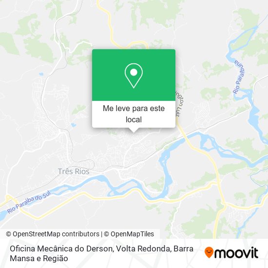Oficina Mecânica do Derson mapa