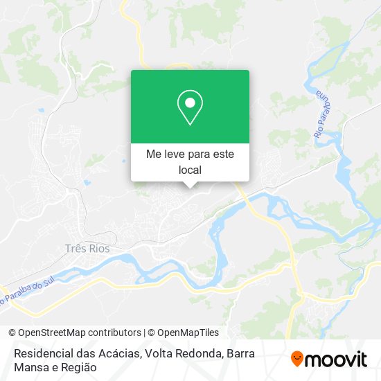 Residencial das Acácias mapa