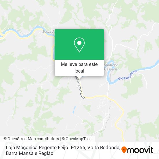 Loja Maçônica Regente Feijó II-1256 mapa