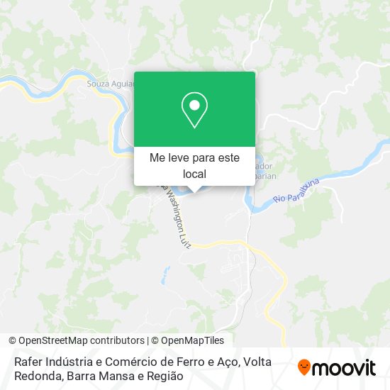 Rafer Indústria e Comércio de Ferro e Aço mapa