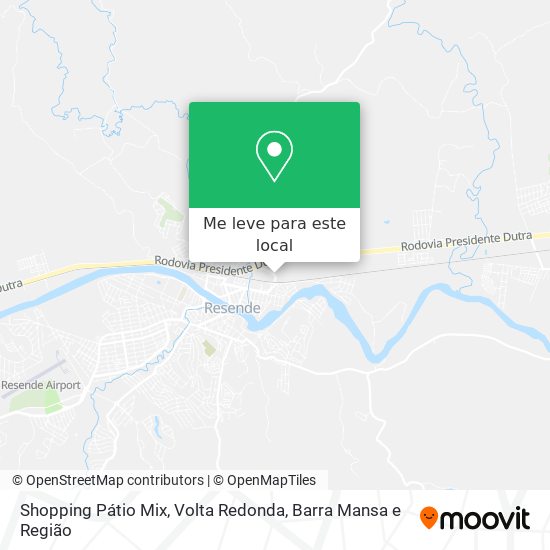 Shopping Pátio Mix mapa