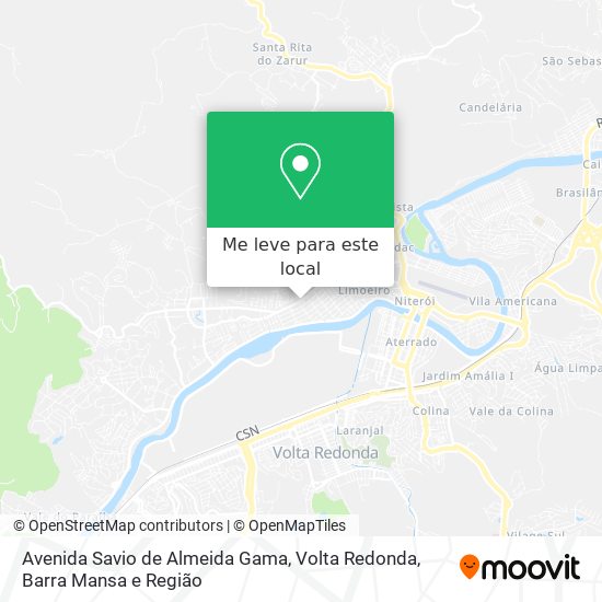 Avenida Savio de Almeida Gama mapa