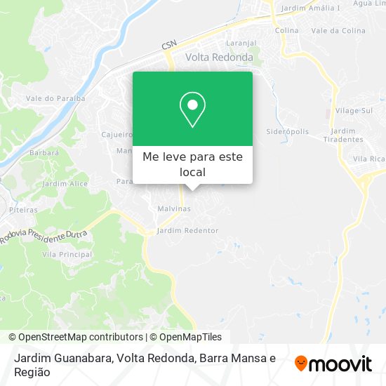 Jardim Guanabara mapa