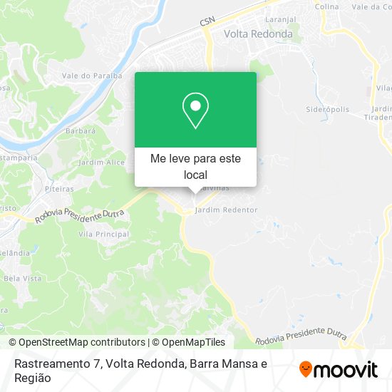 Rastreamento 7 mapa