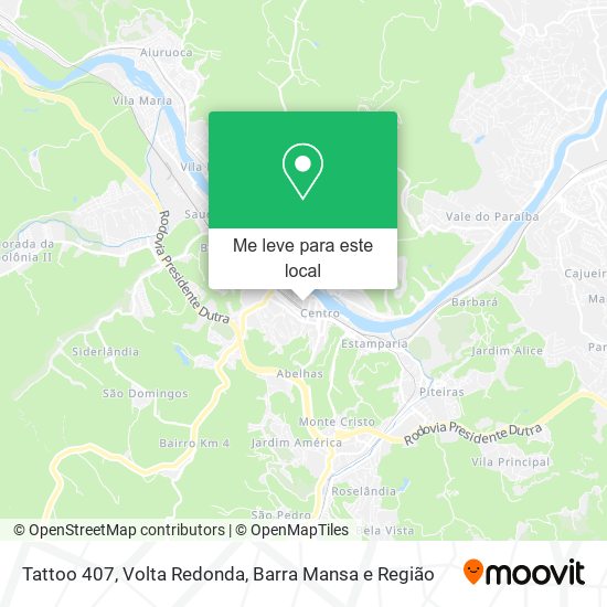 Tattoo 407 mapa