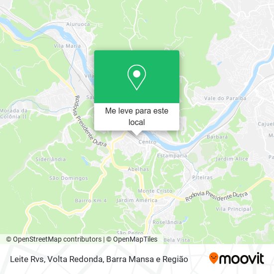 Leite Rvs mapa