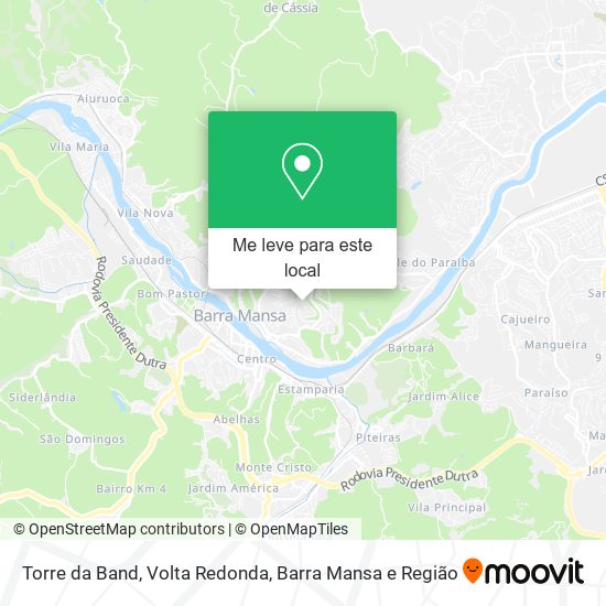 Torre da Band mapa