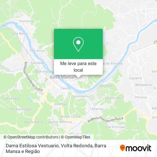 Dama Estilosa Vestuario mapa