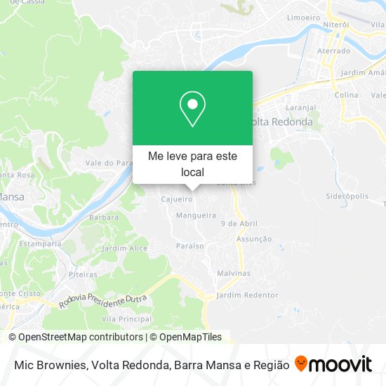 Mic Brownies mapa