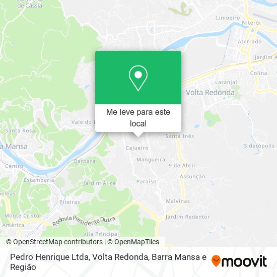 Pedro Henrique Ltda mapa