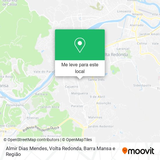 Almir Dias Mendes mapa