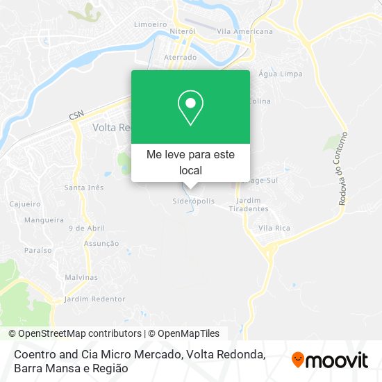 Coentro and Cia Micro Mercado mapa