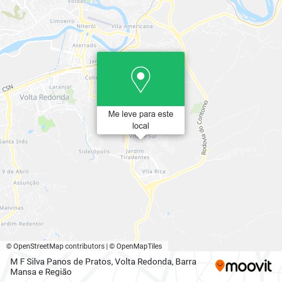 M F Silva Panos de Pratos mapa