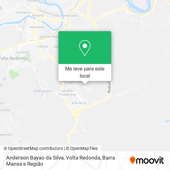 Anderson Bayao da Silva mapa