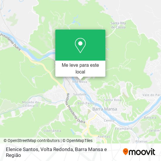 Elenice Santos mapa