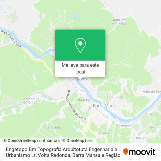 Engetopo Bm Topografia Arquitetuta Engenharia e Urbanismo Lt mapa