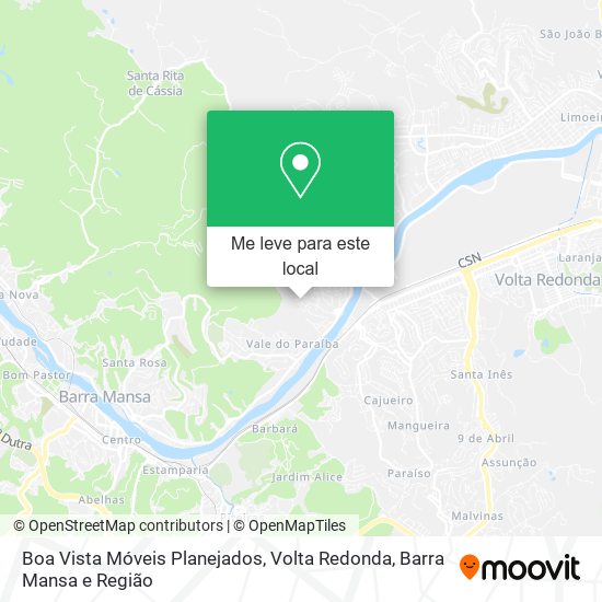 Boa Vista Móveis Planejados mapa