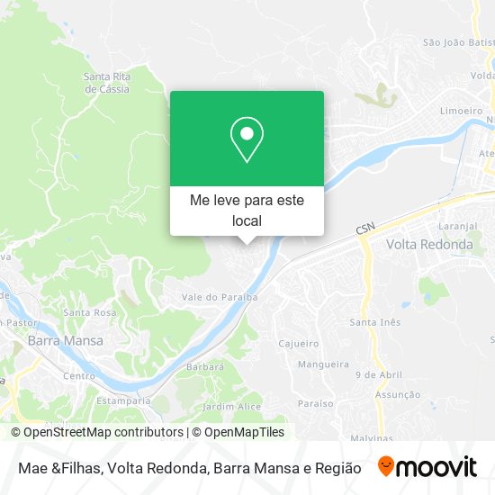 Mae &Filhas mapa