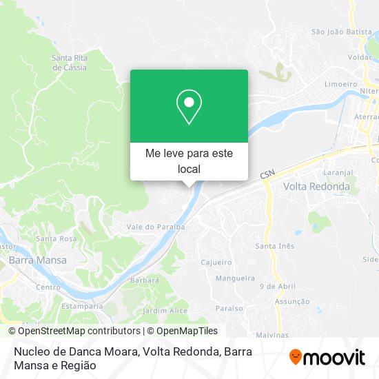 Nucleo de Danca Moara mapa