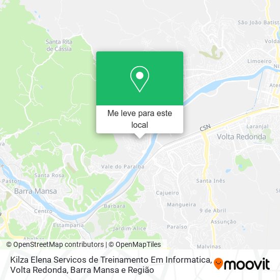 Kilza Elena Servicos de Treinamento Em Informatica mapa