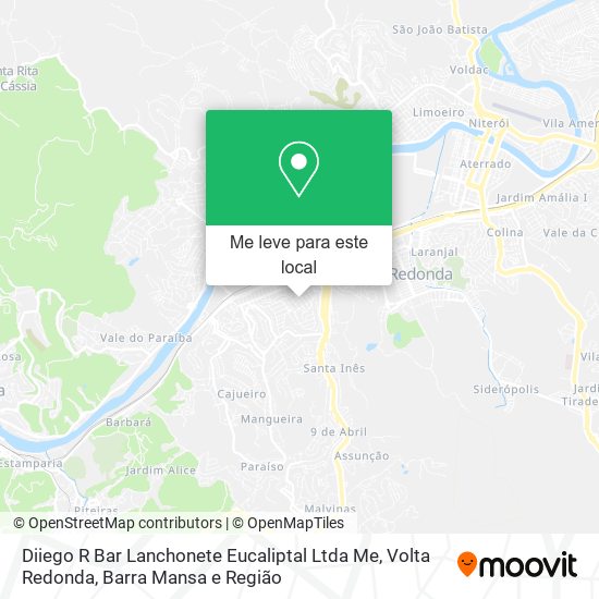 Diiego R Bar Lanchonete Eucaliptal Ltda Me mapa