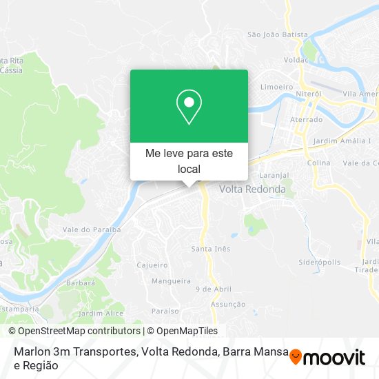 Marlon 3m Transportes mapa