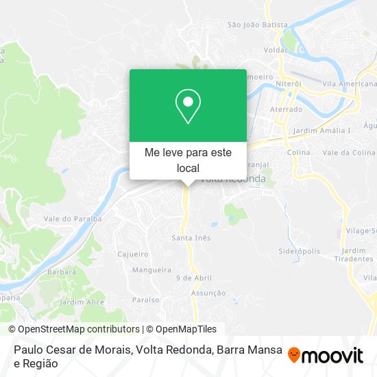 Paulo Cesar de Morais mapa