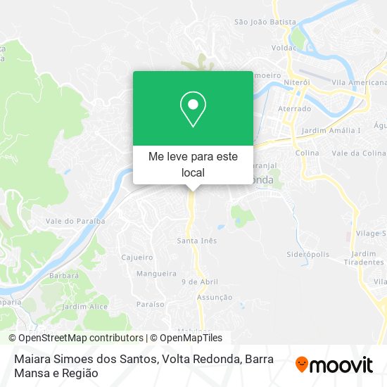 Maiara Simoes dos Santos mapa