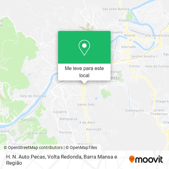 H. N. Auto Pecas mapa
