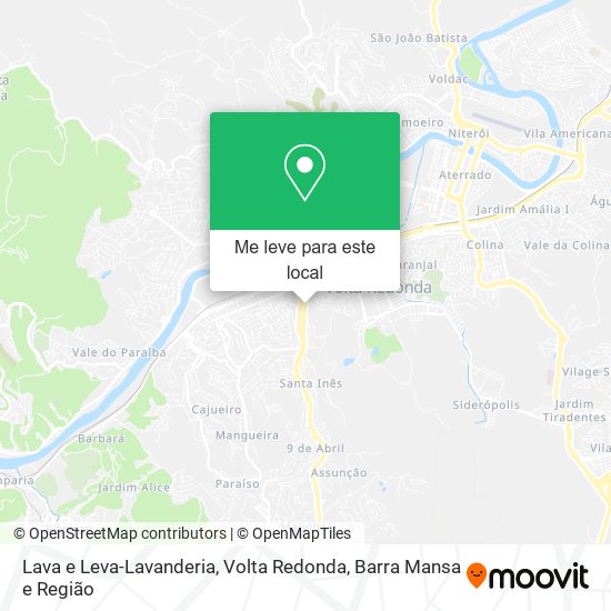 Lava e Leva-Lavanderia mapa