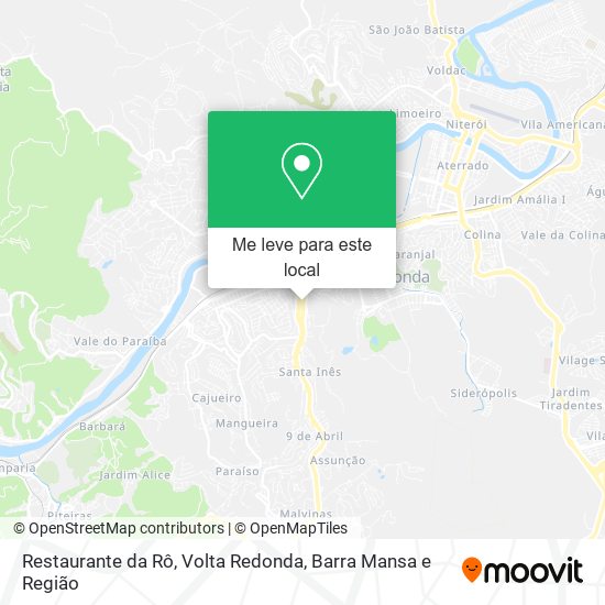 Restaurante da Rô mapa