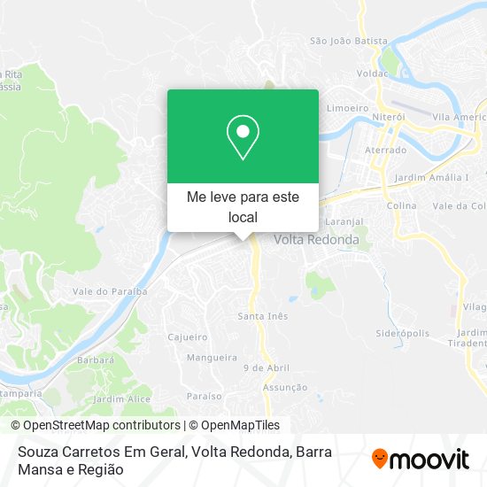 Souza Carretos Em Geral mapa