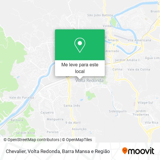 Chevalier mapa