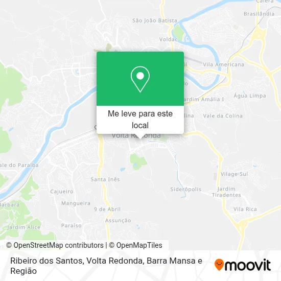 Ribeiro dos Santos mapa
