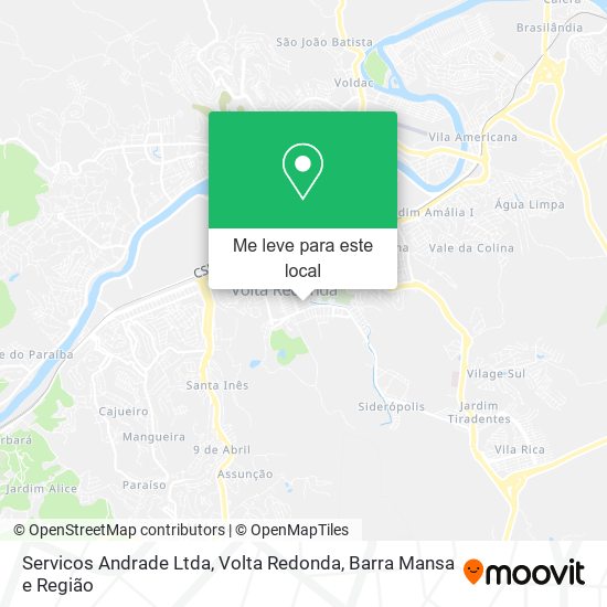 Servicos Andrade Ltda mapa