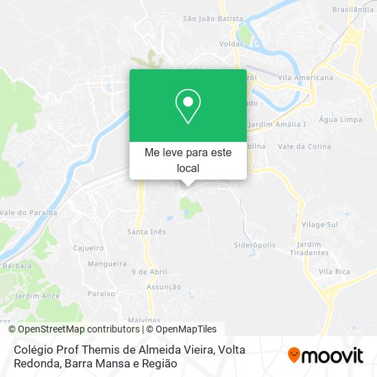 Colégio Prof Themis de Almeida Vieira mapa