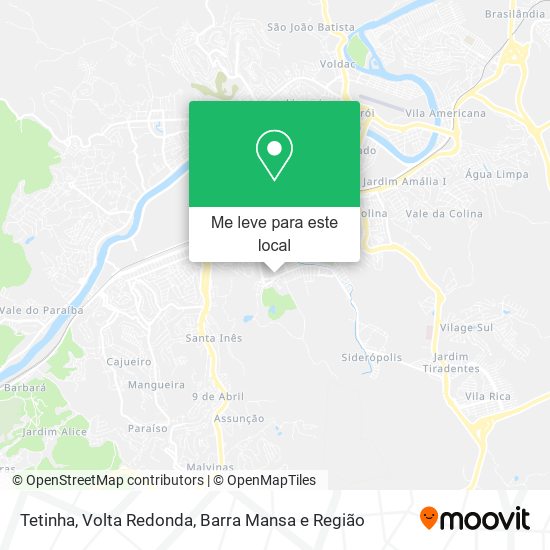 Tetinha mapa