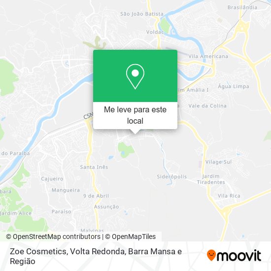 Zoe Cosmetics mapa